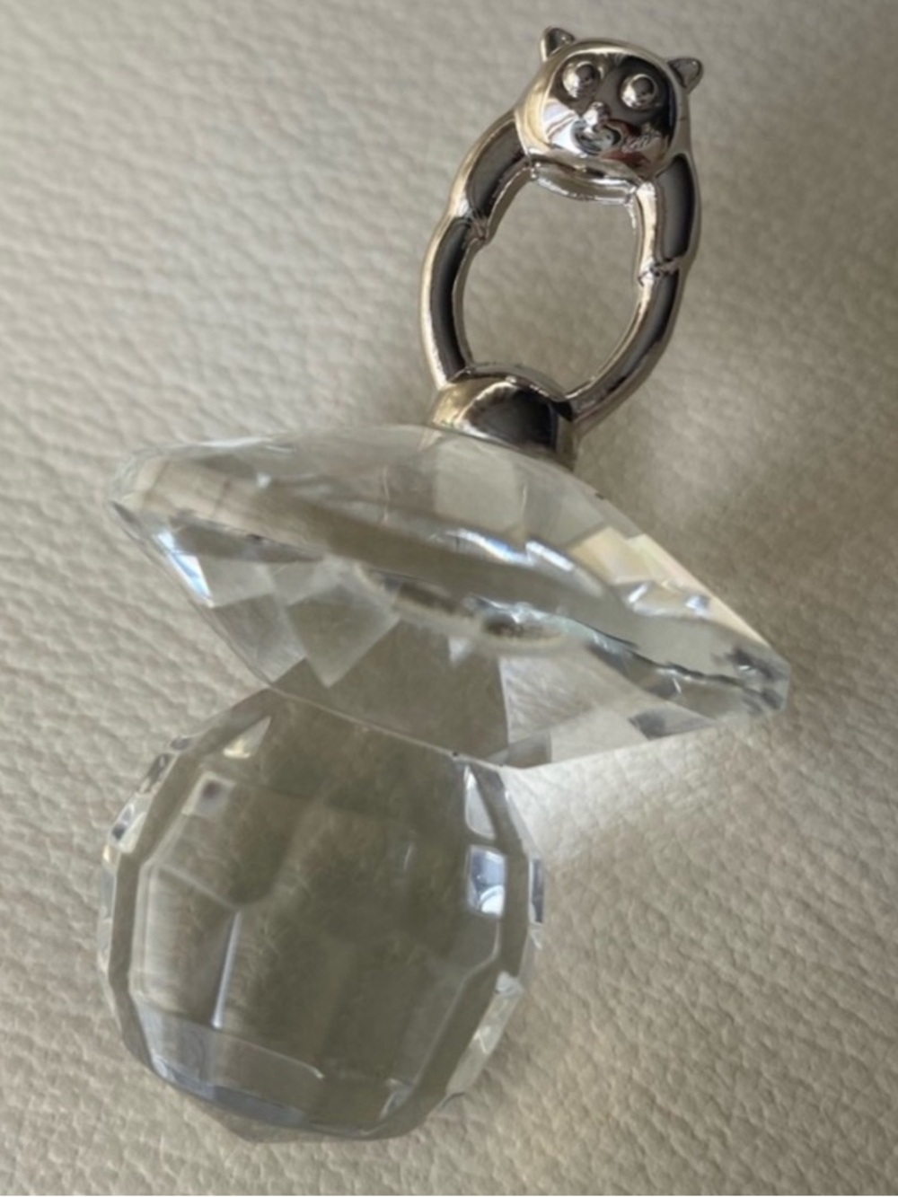 Crystal pacifier NWT